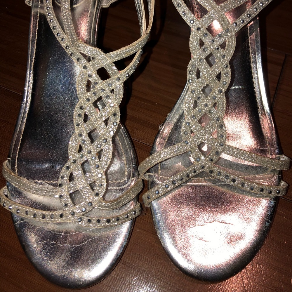 3” heels “Glass” heels.